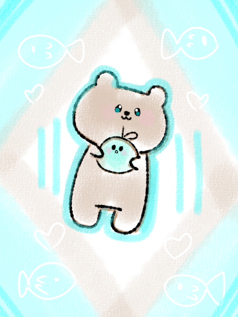 くまのすけちゃんです！