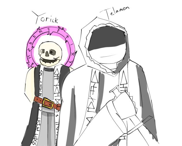 yorick and telamooooooon