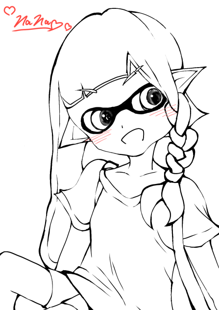 スプラトゥーン３!!線画