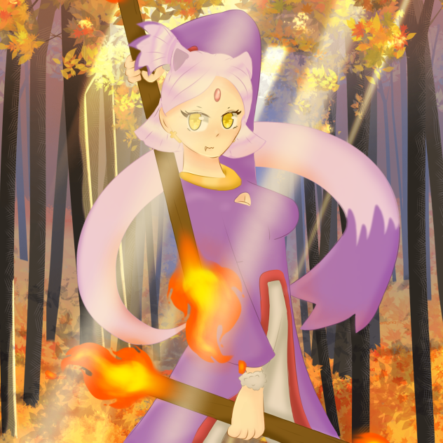 Blaze the Cat in Anime - ibisPaint