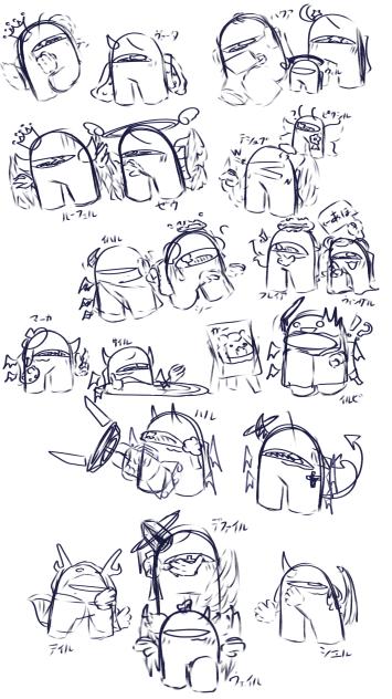 ほぼ出してない子描いてみた