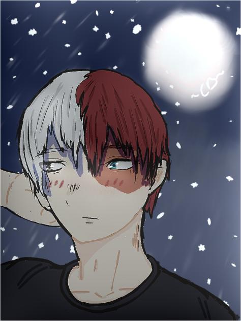 Todoroki blush FA