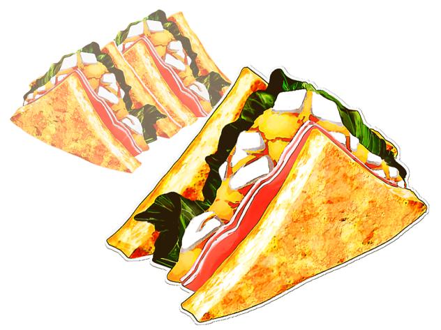 ハムタマゴサンド