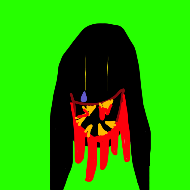 Demon is crying bc he saw a kewl car