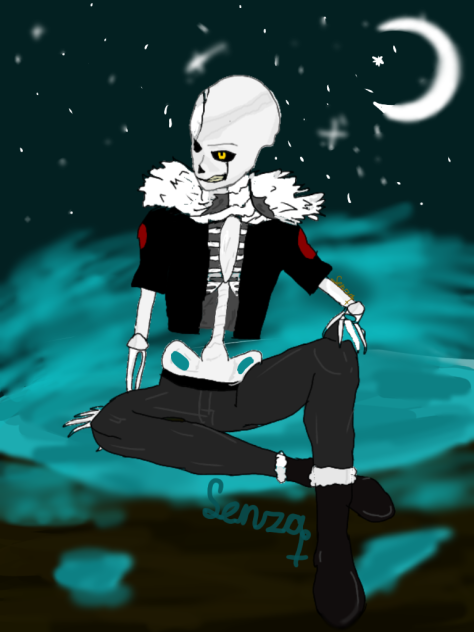 EchoTale Sans Drawing By SenzaSugaR
