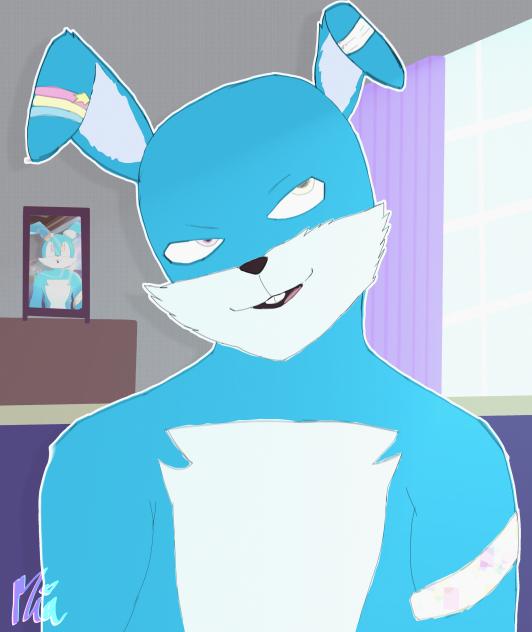 blue bunny guy thing