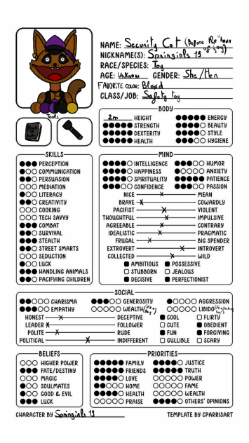 Security Cat (Springirls 19) info before