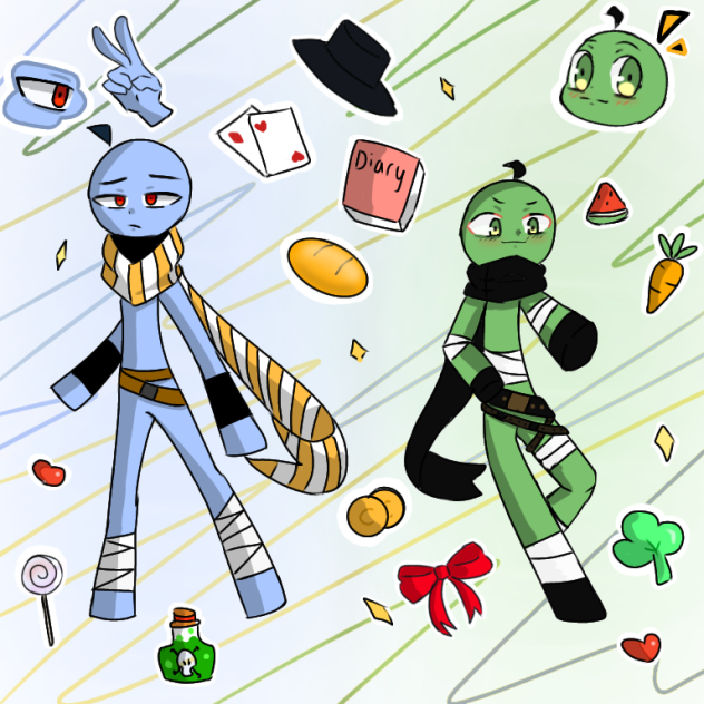 💙💚