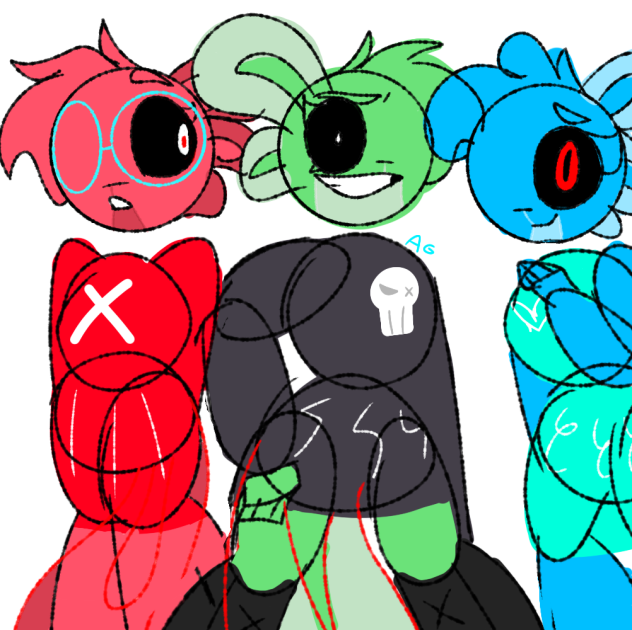 new triplets oc's