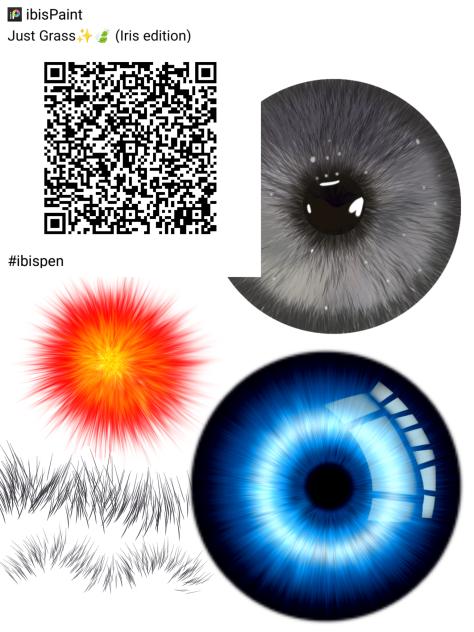 Iris or Eyelash or Grass brush