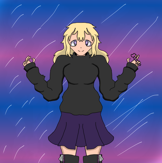 Trying to draw anime digitally 1st time