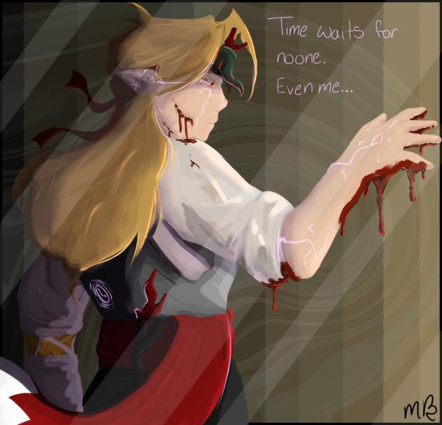 Time waits for no one. Even me...
