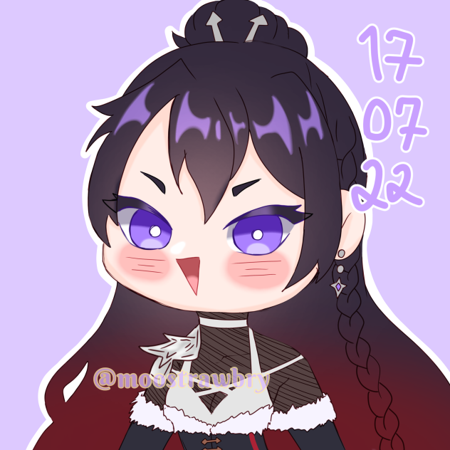 Brighella chibi sketch June 2022