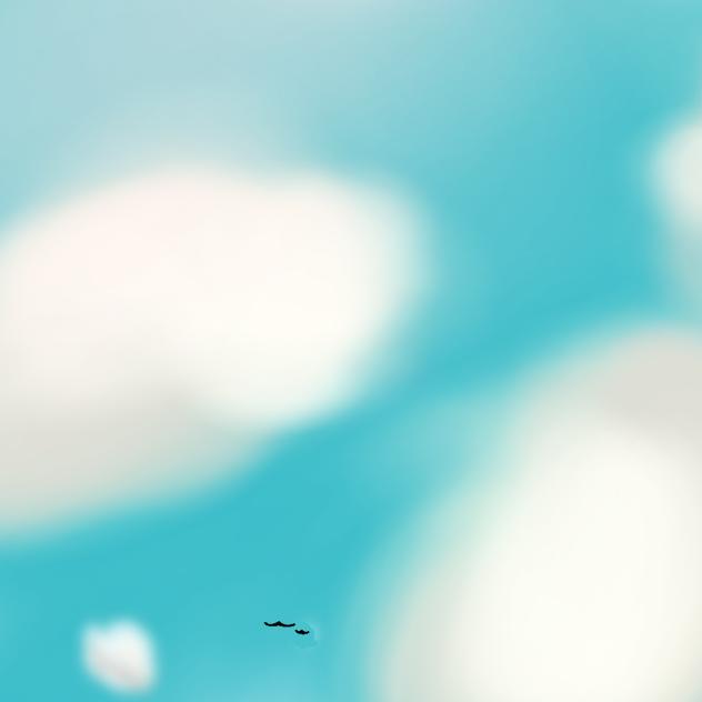 昼下がりの青空