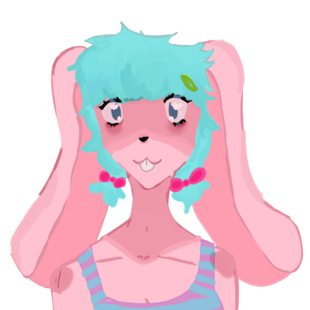 Pink bunny - ibisPaint