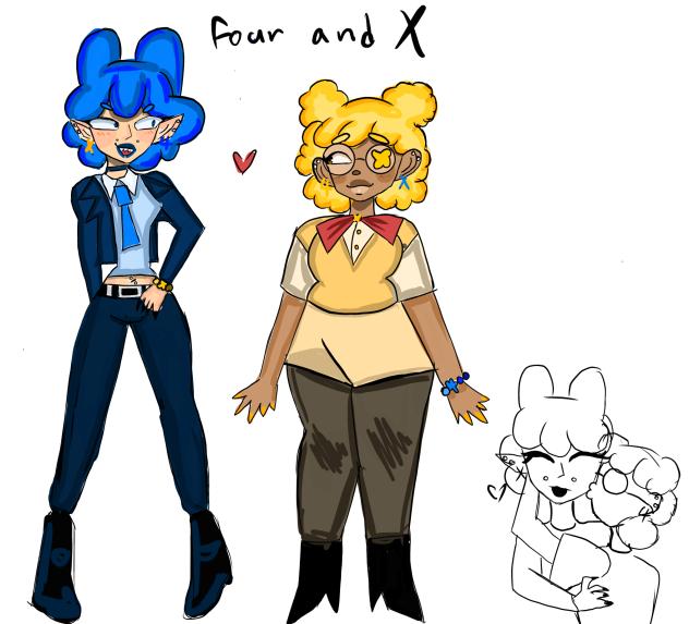 4 and X (girl)