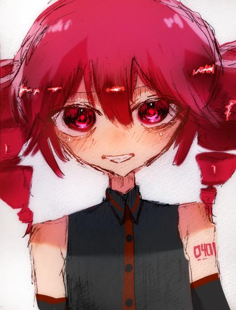 線画アナログで描いた重音テト