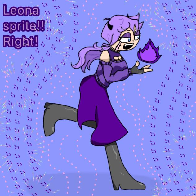 Leona sprite!! (Right)