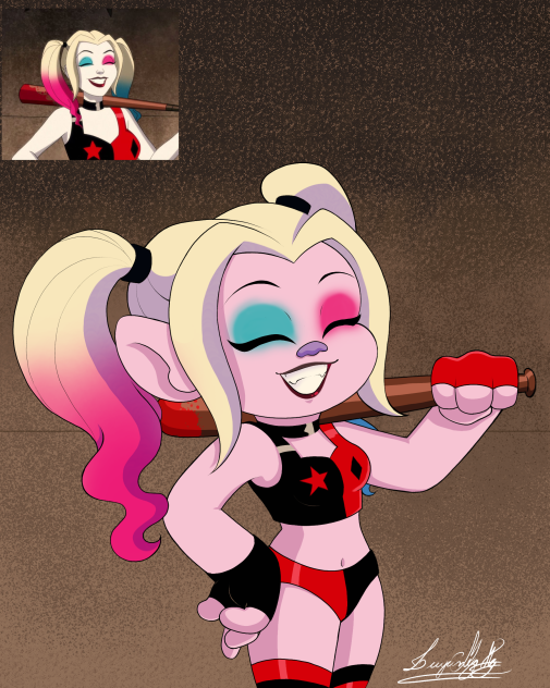 arlequina fanart