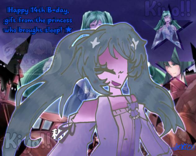 Happy b-day, 眠らせ姫からの贈り物!!