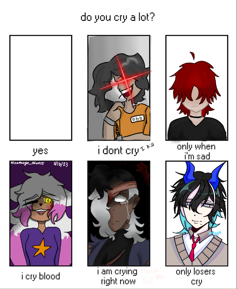 Crying collab I think - ibisPaint