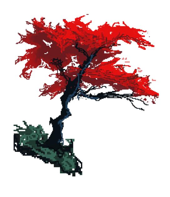 pixel tree 8