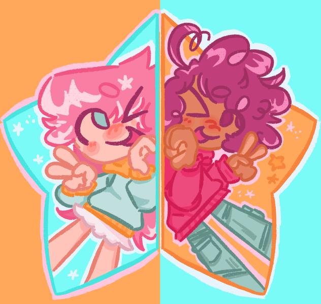Bestie Keychain print