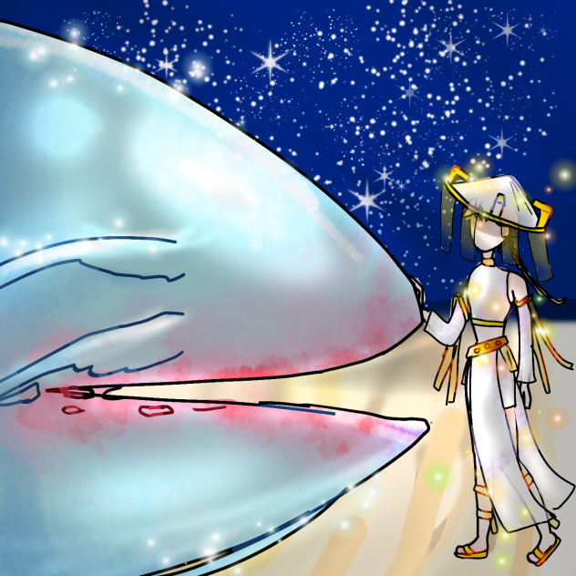 🌌🪱+🐋-🧙+🥷🏻