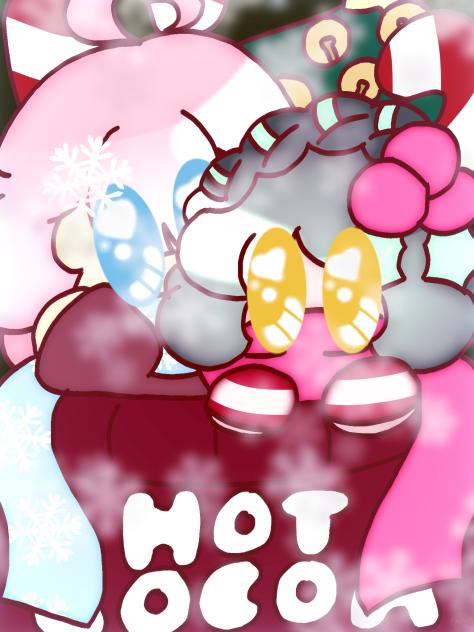 Cocoa & Scarf Holiday Buds