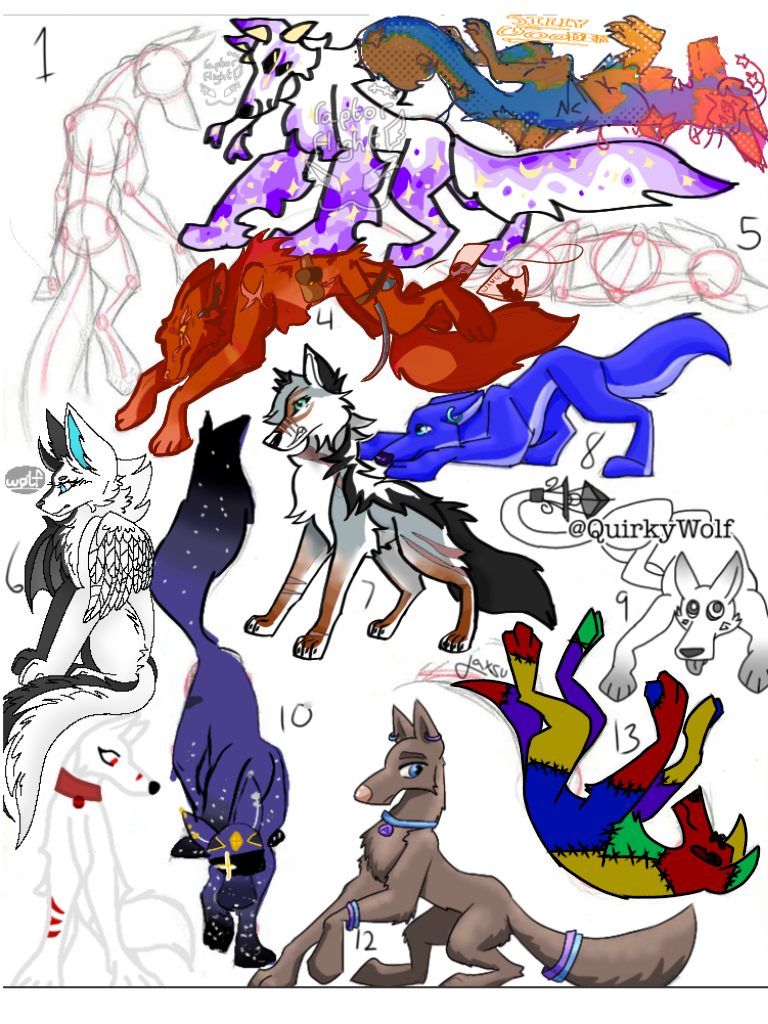 More wolves - ibisPaint