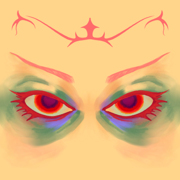 1920s makeup inspired color practice - ibisPaint