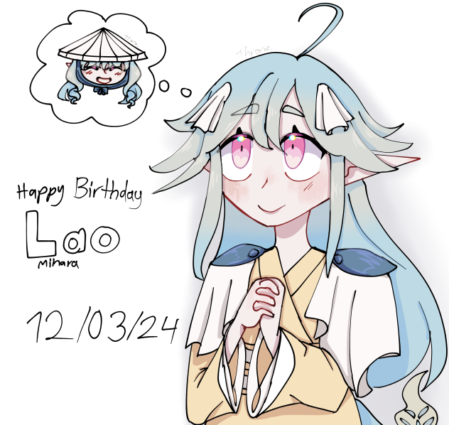 happy Birthday Mihara Lao! 12.03.24