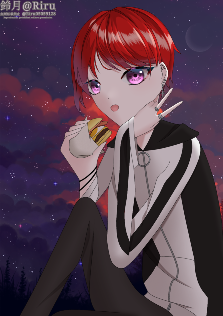 憂海さん誕生日イラスト