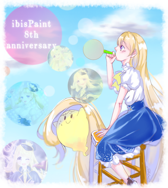 ibisPaint 8周年おめでとう🎊