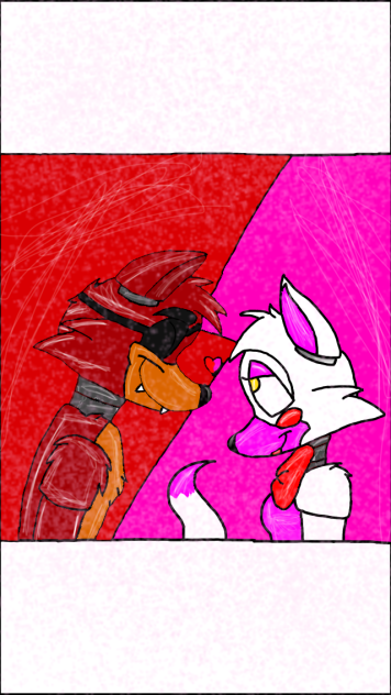 I trace Foxy and mangle by Jess Weaver