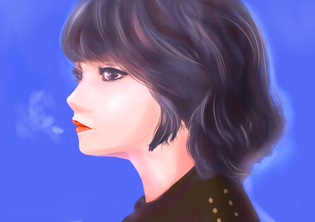 似顔絵#6 平手友梨奈