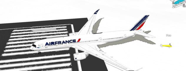 A350 at LFMN - GeoFS