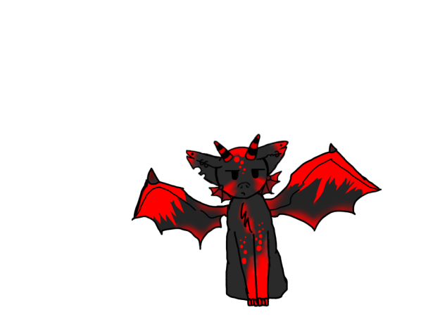 demon kitty speed paint - ibisPaint
