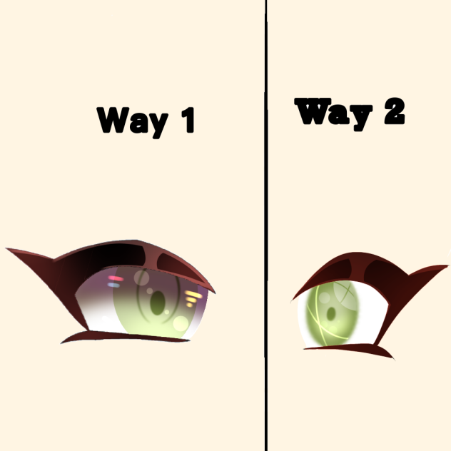 2 ways I edit eyes ibisPaint