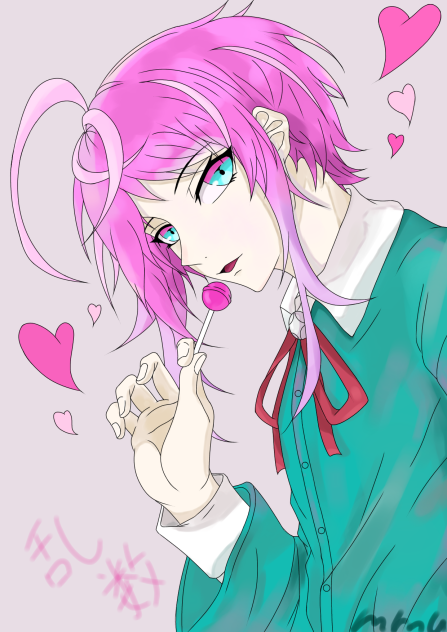 乱数 線画塗ってみた