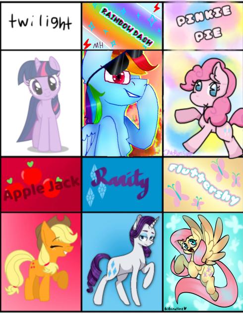 Mane 6 collab! ✨🐴🦄✨