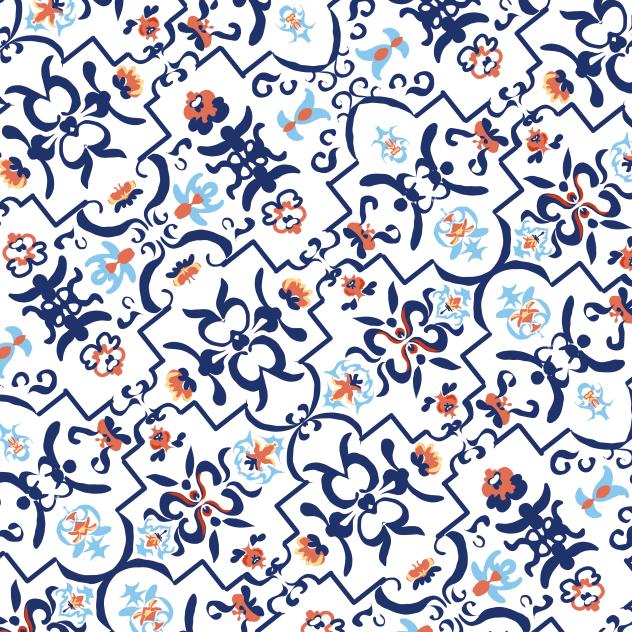 Ottoman pattern 6