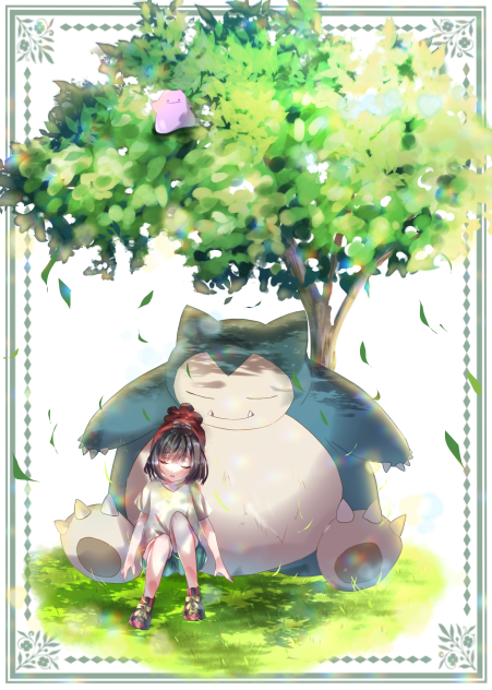 カビゴンとお昼寝