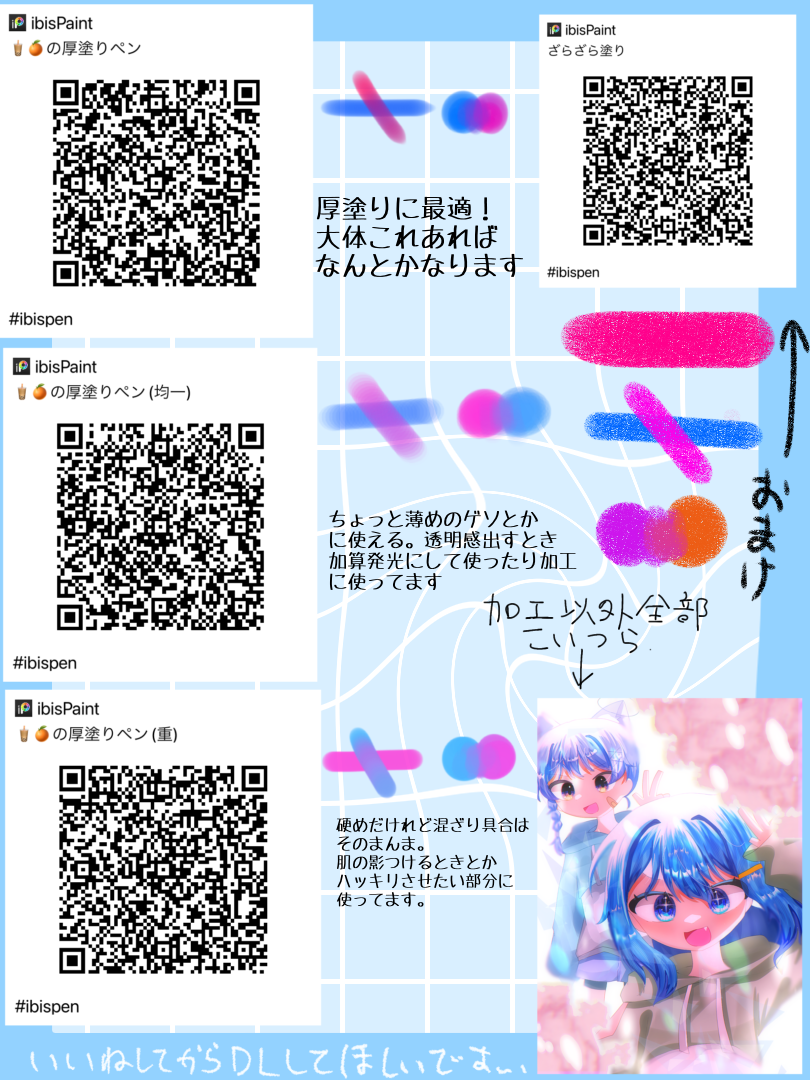 万能厚塗りペンセット！ - ibisPaint