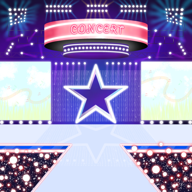 stage for concert