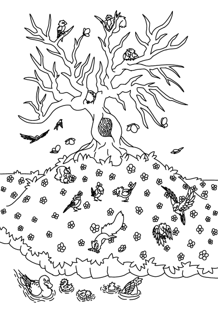 Animal Coloring Sheet