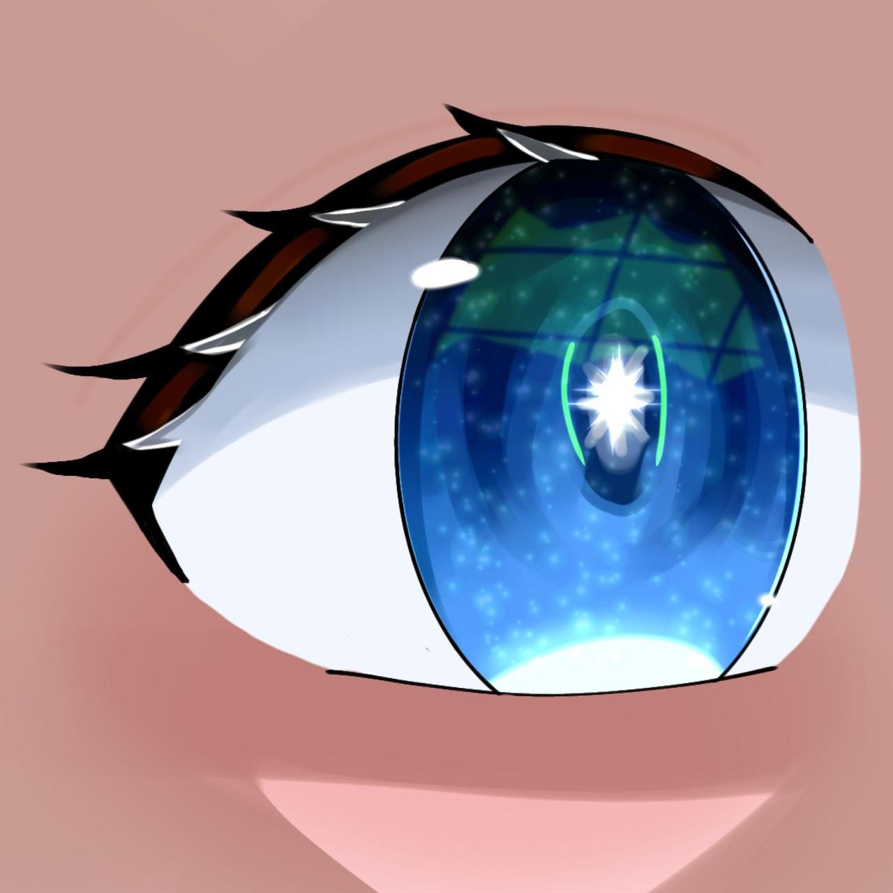 beautiful eye - ibisPaint