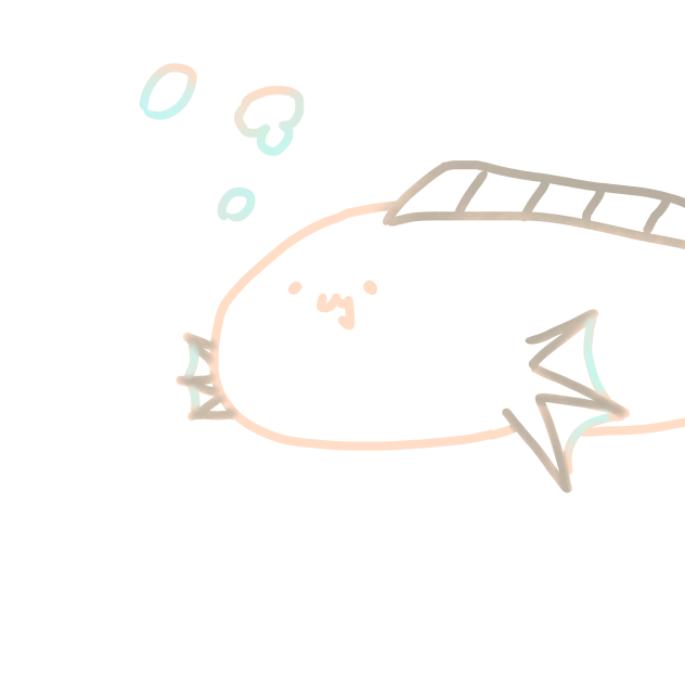 お魚　塗り絵