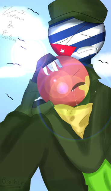 Cuba & Vietnam countryhumans