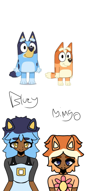 Bluey and bingo